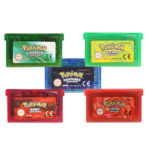 Pokemon Games for Gameboy Advance NEW